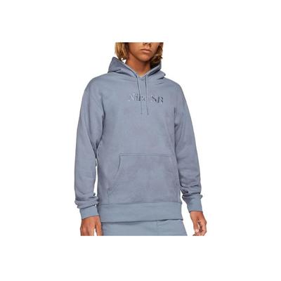 Nike Kapuzenpullover mit Buchstabenaufdruck Herren Sweatshirt Schiefergrau CW7254-493