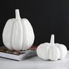 Pumpkin Ceramic Figurines Simulated Pumpkin Statue White Pumpkins Halloween Decorative Accessories Home Decoration Accessories