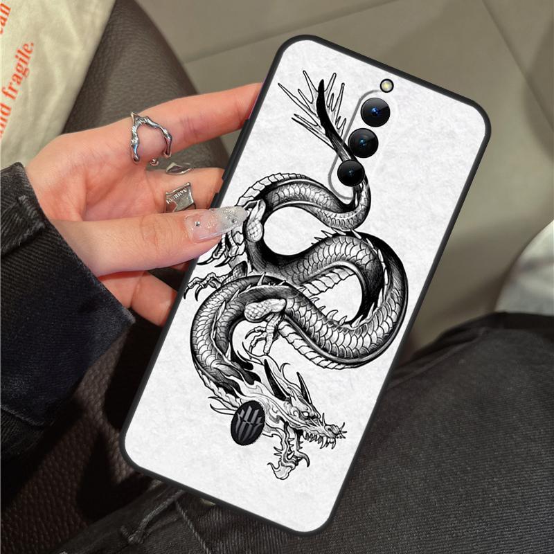 

Chinese Dragon Case For ZTE Nubia RedMagic 10 Pro Plus 11 9 8 8S 9S 10S Pro 5G 5S 6 7 6S 7S Pro 11 Air Cover Red Magic 11 Pro