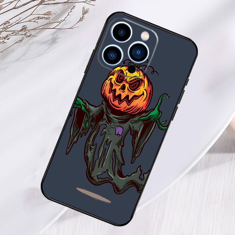 Cute Halloween Ghost Phone Case For iPhone 17 Pro Max 15 14 13 12 11 16 Pro Max Plus 12 13 Mini 16e 17 Air Cover