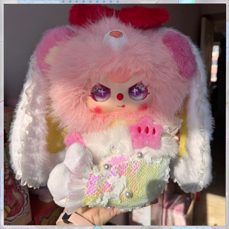 Authentisch auf Lager Baby Drei Singapur Limitiert 400% Plüsch Blind Box Niedliche Schreibtischpuppe Ornament Geburtstagsgeschenk