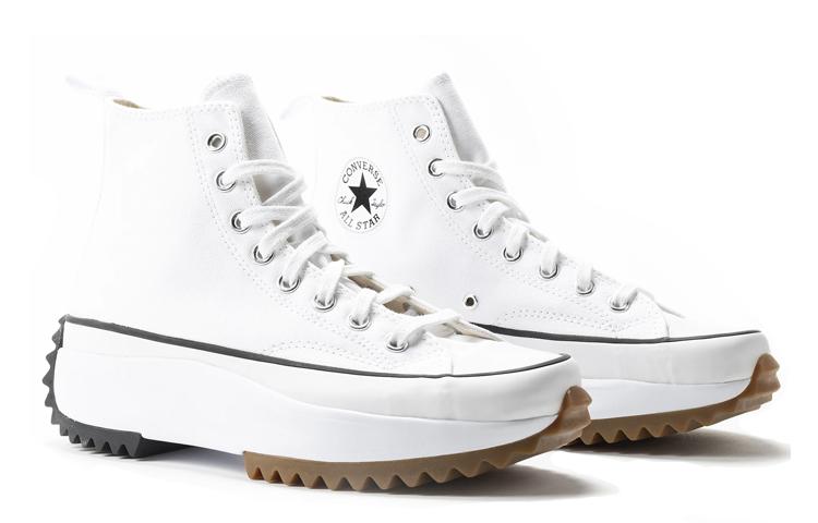 Run Star Converse Hike High 'White Black Gum' 166799C