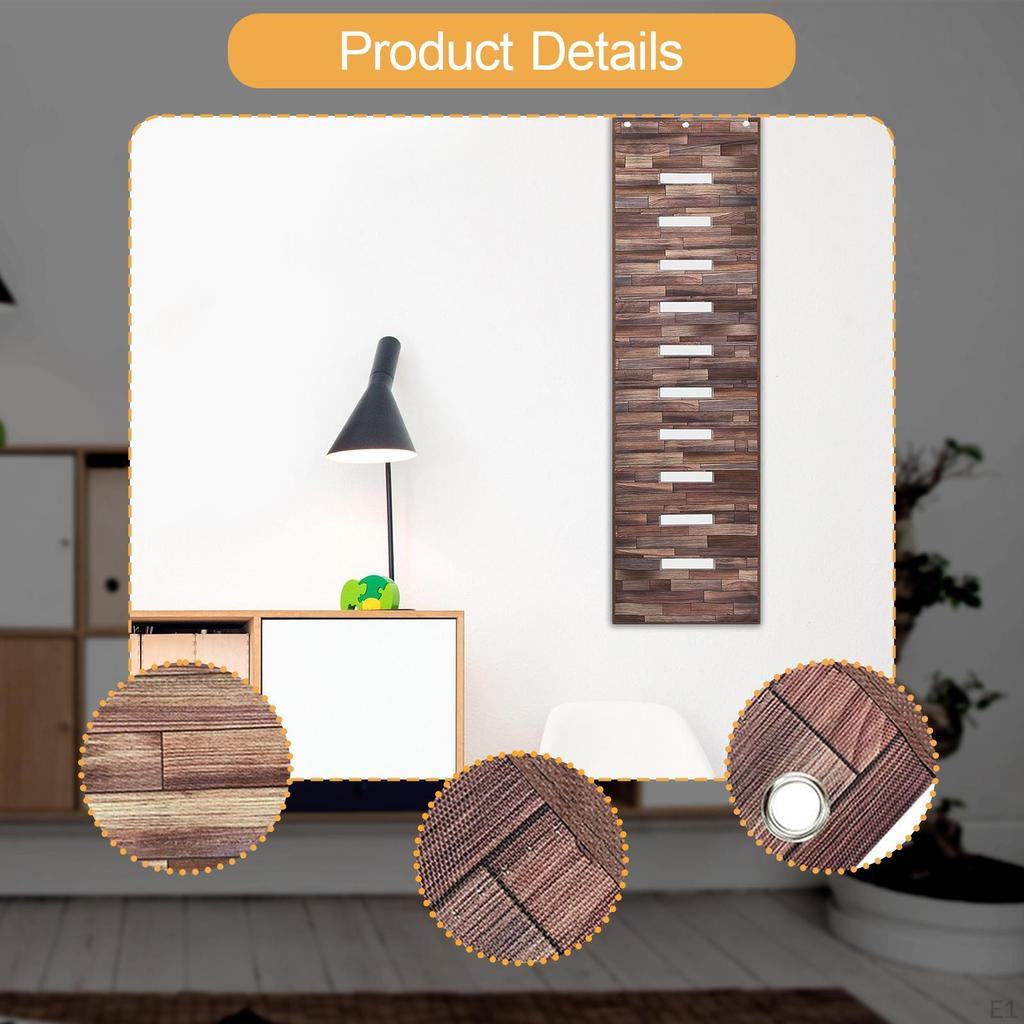 Kieszonkowy organizer do przechowywania, montowany na ścianie, uchwyt na literaturę, 10 przenośnych teczek na dokumenty, nad drzwi