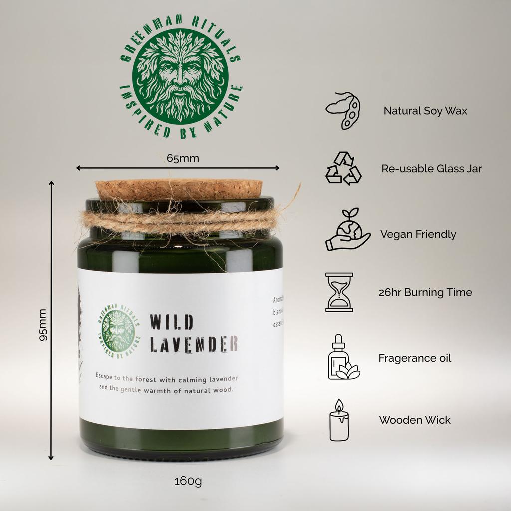 Greenman Woodwick Soy Candle – Twilight Vine