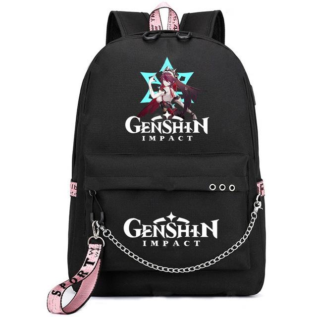 School Season Animation Student Schoolbag, Printed Peripheral Large-Capacity Backpack