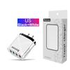 Multi-Port 4 USB Fast Charger 5V/2.4A - AU/EU/UK/US Plug