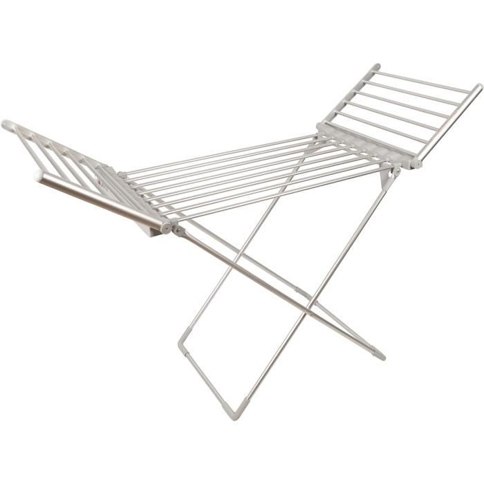 Heated Electric Clothes Drying Rack Dryer - Foldable Electric Heater 20 Heating Tubes Foldable Indoor Drying Rack A360