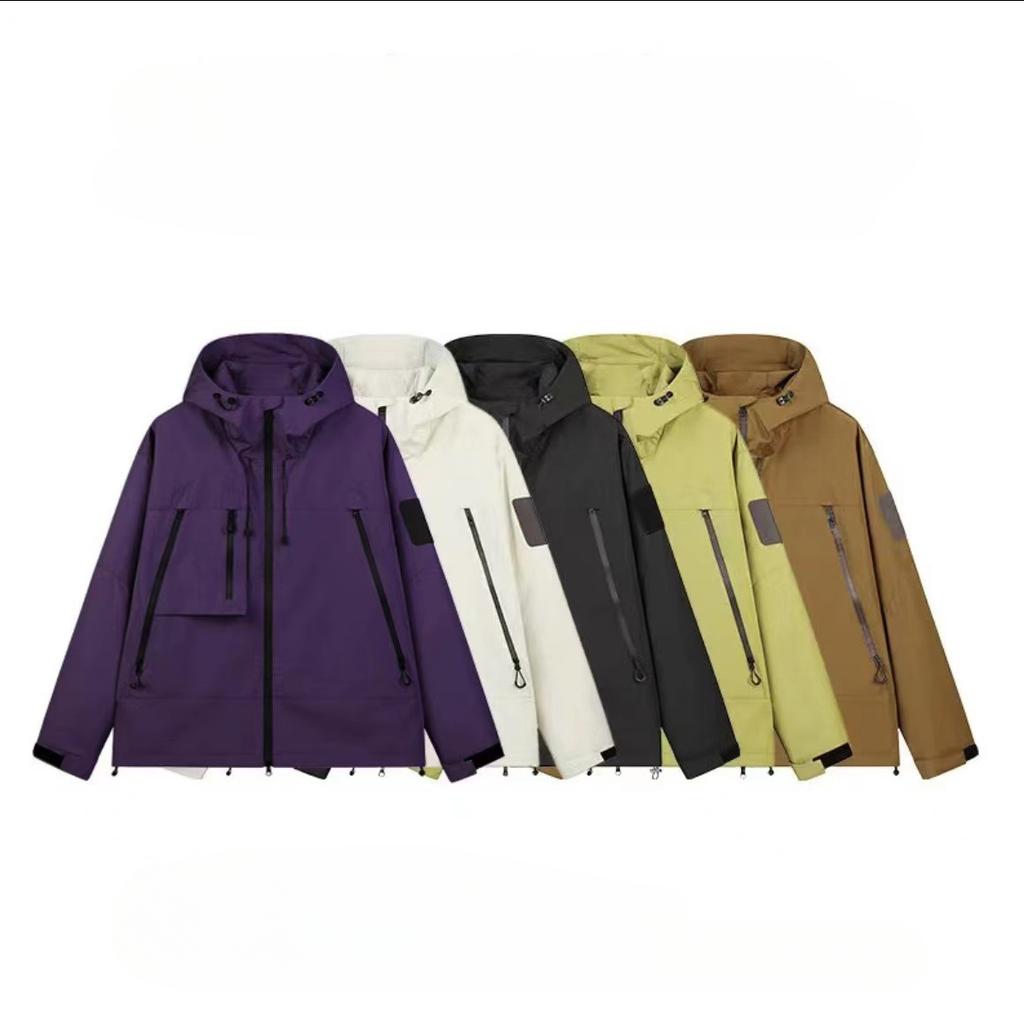 Three-proof Jacket Men's New Autumn Men's Functional Wind Tooling Outdoor Waterproof Men's and Women's Jackets