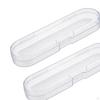 2 Pezzi Astuccio Trasparente Organizer Antipolvere Multiuso con Coperchio, Scatola Portaoggetti, Contenitore per