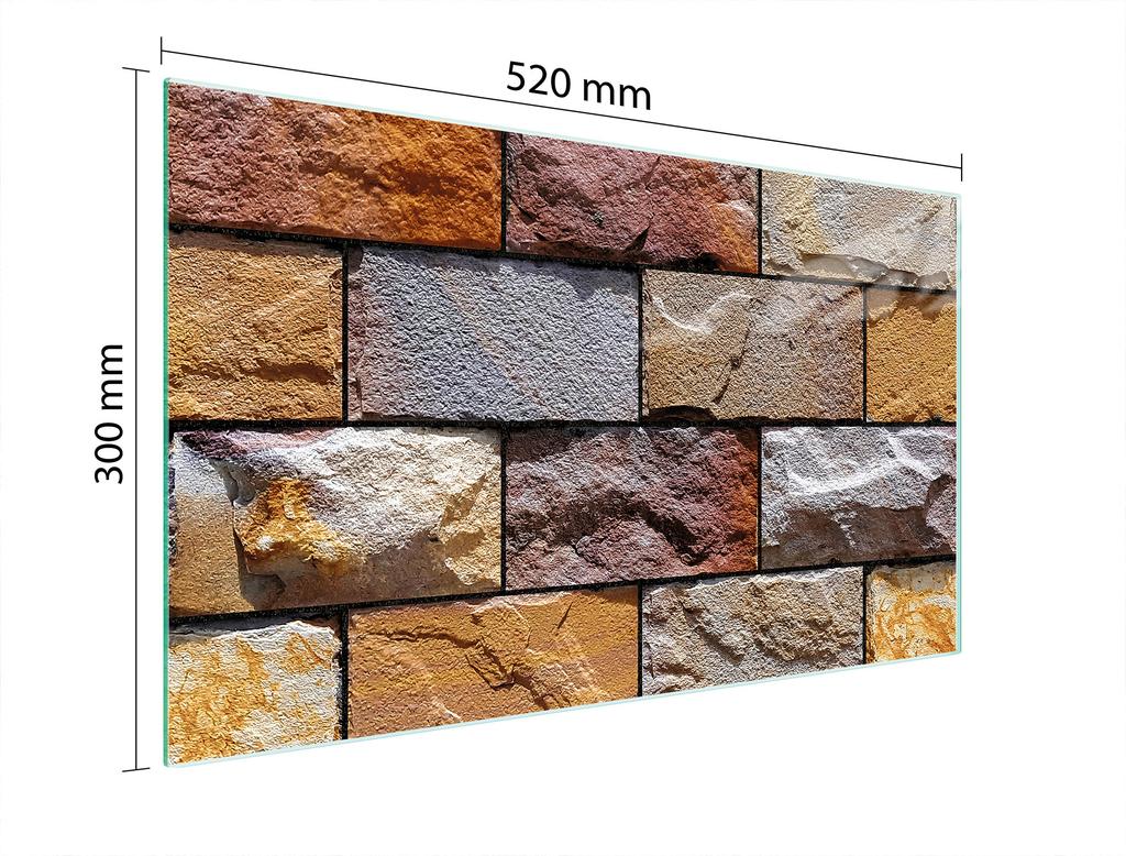 SZKLANA DESKA DO KROJENIA 52x30 CEGŁA
