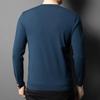 Neuer Frühling Rundhals Langarm Strickpullover Herren Einfarbig Pullover T-Shirt Lässig Mode Unterhemd