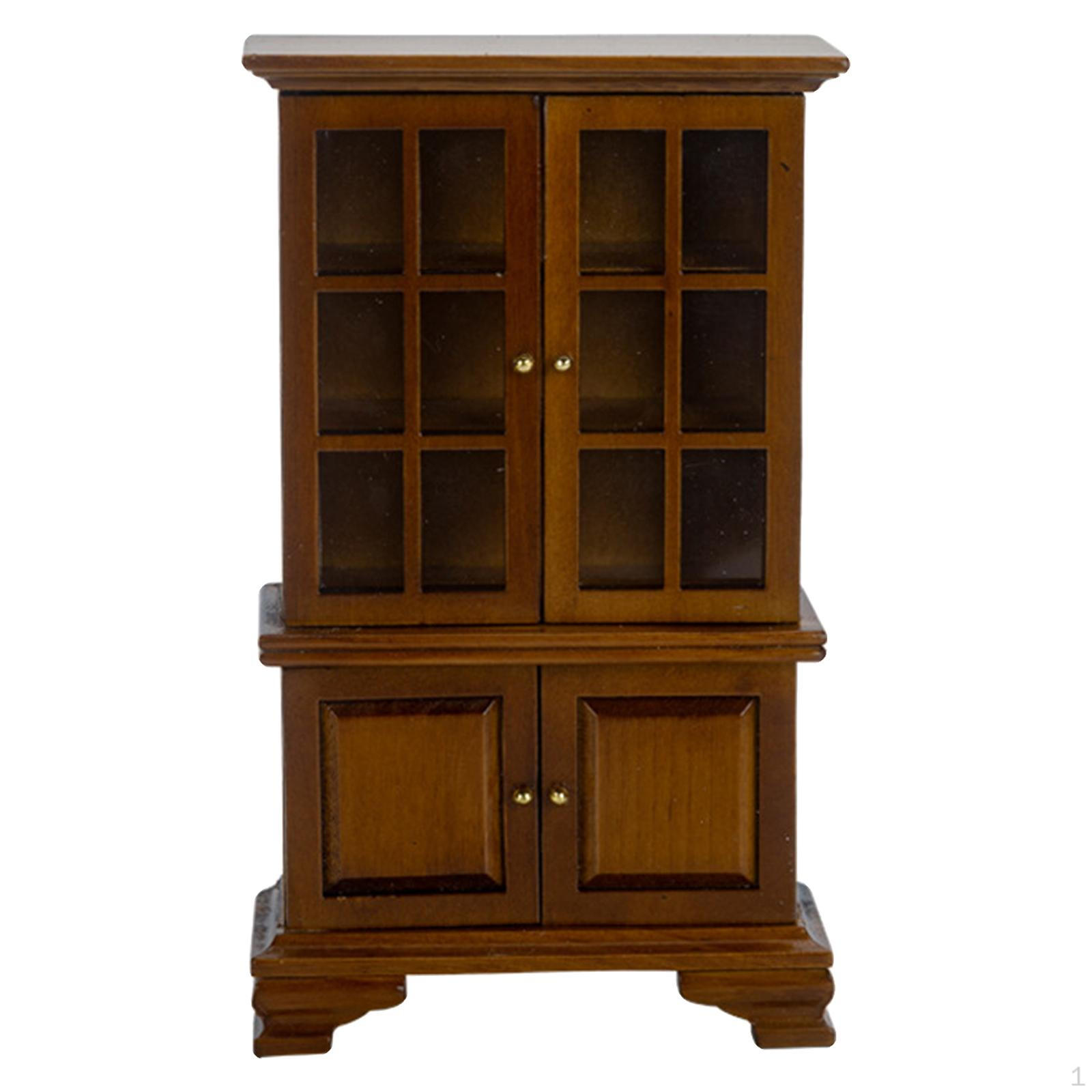 

1/12 кукольный домик, миниатюрный ремесленный деревянный шкаф для гостиной, мебель, аксессуары для жизни, набор игрушек «сделай сам»