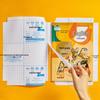 Self-Adhesive Transparent Book Sleeve: Waterproof, No-Cut Wrapping Film for Primary & Secondary Students - Fits 16K/A4/32K