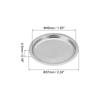 uxcell Aluminum Coffee Pot Parts for Stainless Steel Espresso Maker with 1 Filter and 2 Silicone Gasket Seals 57x49x4.5mm for 4 Cup Mocha Coffee
