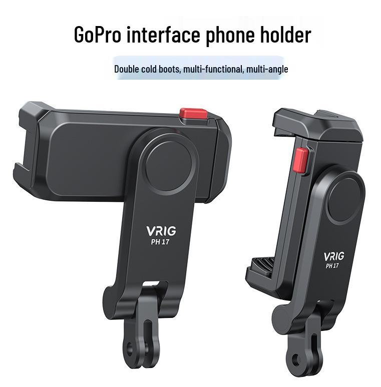 

ST-06S Double Cold Shoe Mount for DSLR: Horizontal/Vertical Shooting & Live Broadcast