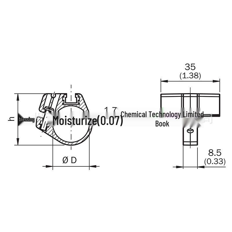 Cylinder Sensor Bracket BEF-KHZ-RT-25 - New Original Sick Accessories (2077678) 25