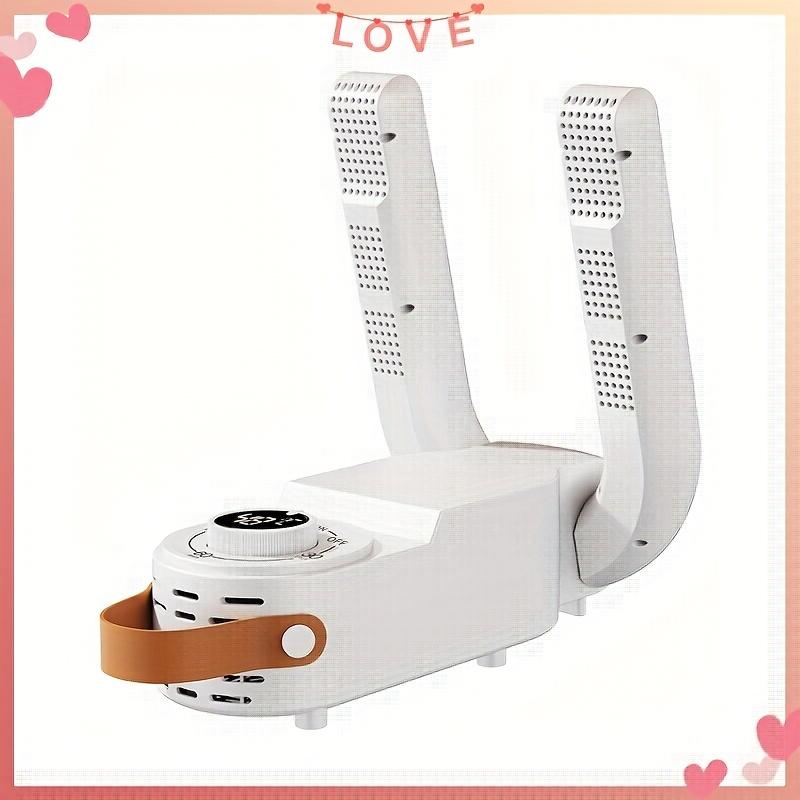 1pc Portable Foldable Shoe Dryer - Quick-Dry, Odor Elimination, 3-Speed Heat & Circulation, One-Touch Operation for Rainy, Snowy Days