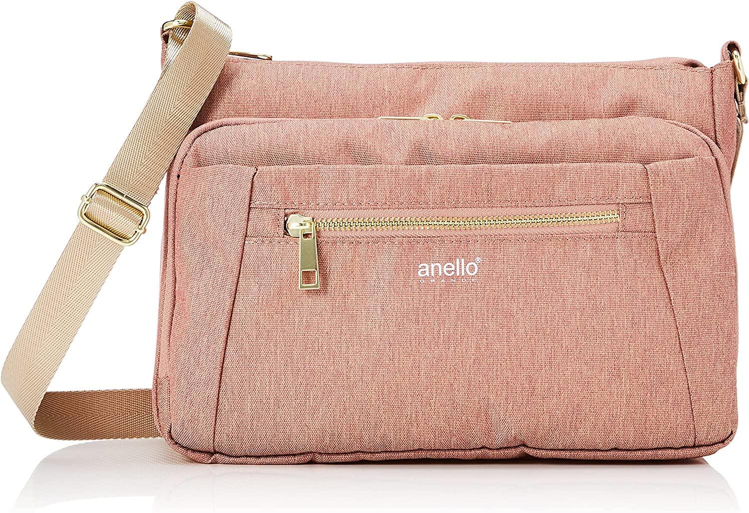 

Shoulder bag A5 water GL GTC4132Z pink beige [Anello Grande] repellent/multi-storage