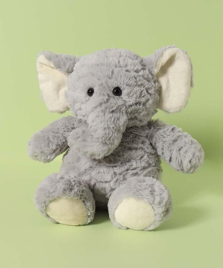 Bleu Bleuet stuffed friends fluffy dog and elephant plush mascots duck, fox, (elephant)