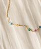 Alleun Silver 925 Cubic Gemstone Thin Chain Silver Bracelet For Women