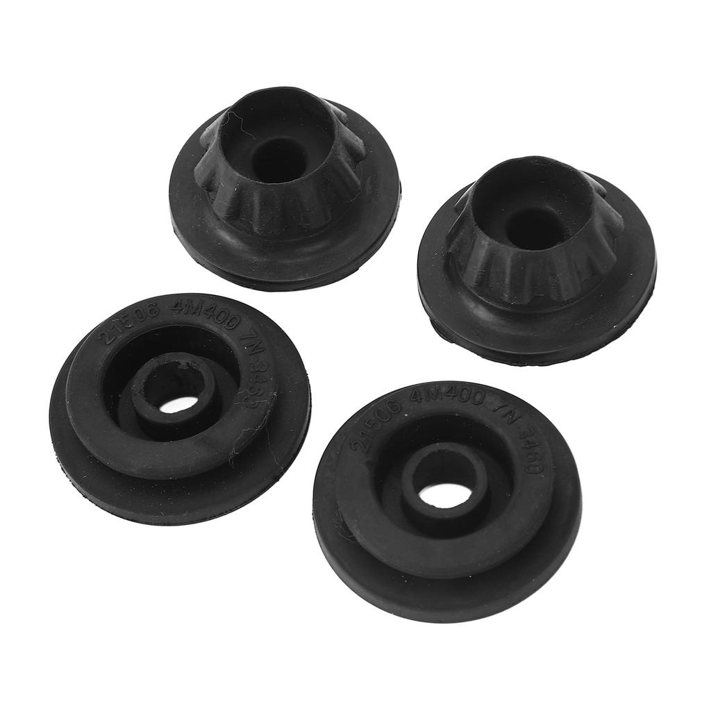 4PCS Upper Radiator Mount Bushing 21507 4M400 Lower Rubber Radiator Insulator Replacement For X‑TRAIL T30 T31 T32