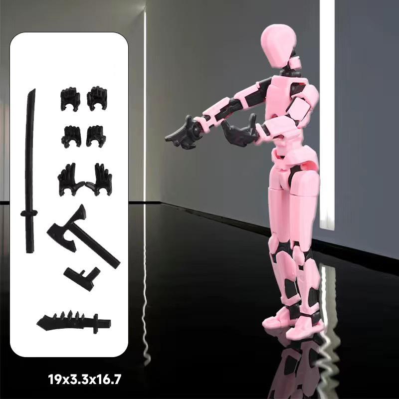UNGH Multi-Jointed Movable Robot 3D Printed Mannequin Toy 13 Action Figure Full Body Movable Robot Toys Gifts For Children