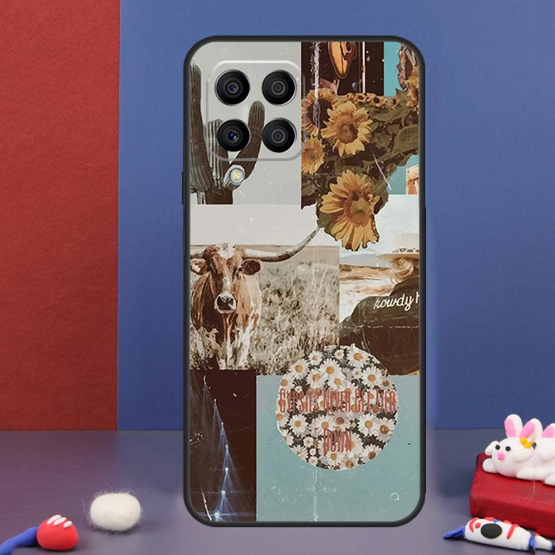 girly Forest Witch Cowgirl Rodeo Case For Samsung Galaxy M32 M52 M12 M16 M14 M54 M13 M33 M53 M56 M36 M31 M11 M35 M55 M15 M06