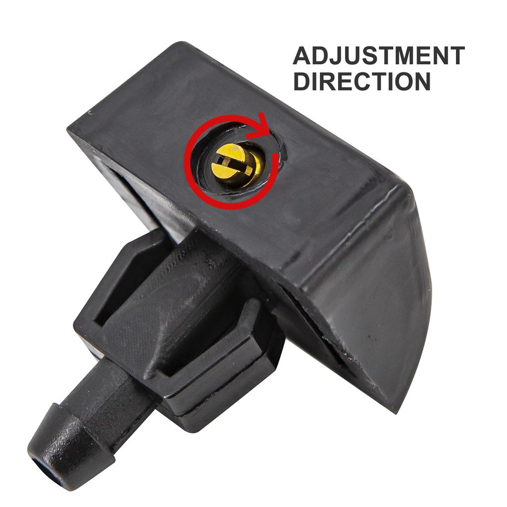 2Pcs Car Front Windshield Washer Wiper Water Spray Nozzle For Nissan TIIDA SYLPHY X-trail Venucia D50 R50 Auto Accessories