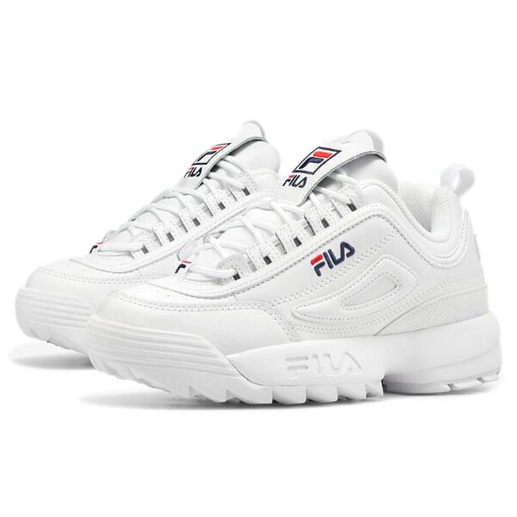 New FILA Disruptor 11 Premium Low Tops Sport Shoes White 1FM00139_125