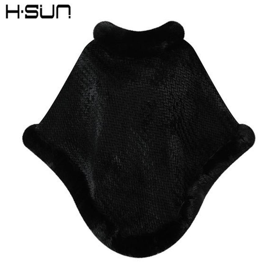 Fringed Print Hoodie Shawl Poncho Fleece Casual Street Style Warm Unisex Women's