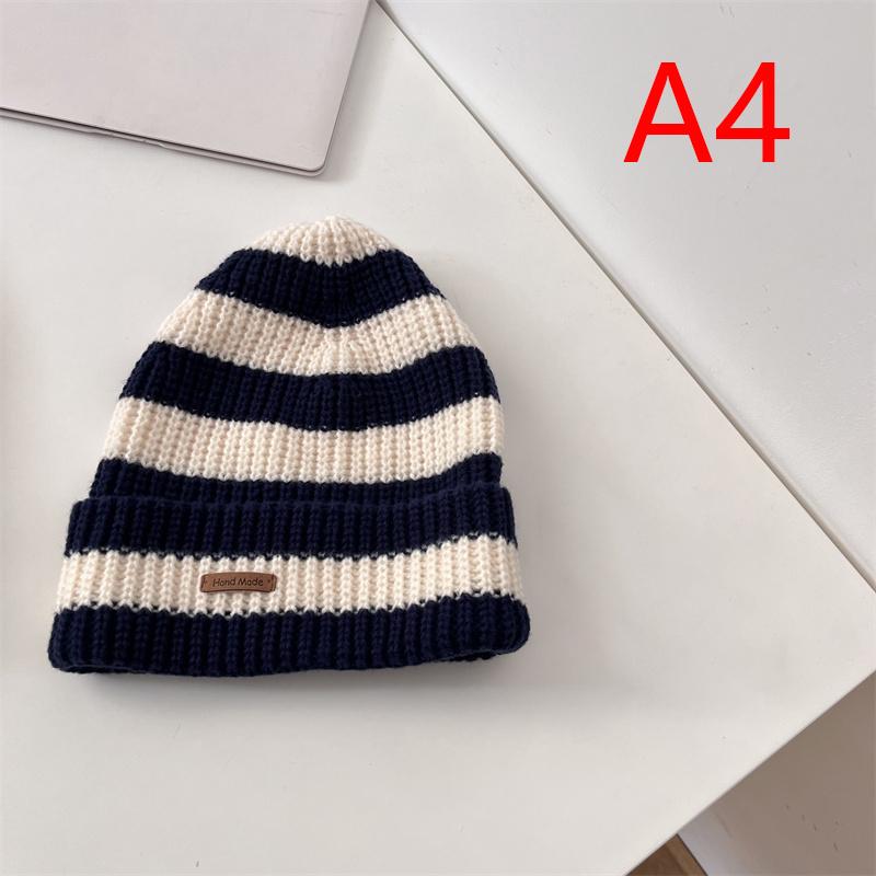 Knit Beanie Hat Women Men Elastic Winter Warm Brimless Hat Outdoor Coldproof Skullcap Bonnet