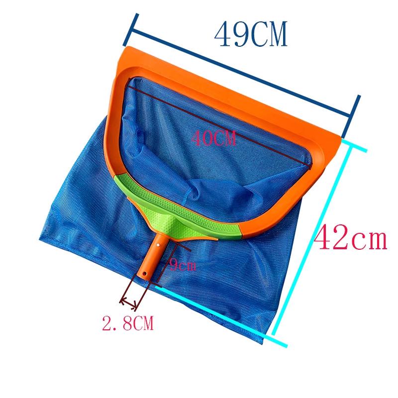 Aluminium Pool- & Teichkescher zum Entfernen von Blättern - Verdickt, verschlüsselt zur Tief- & Flachwasserreinigung