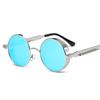 New Round Metal Sunglasses Steampunk Men Women Fashion Glasses Brand Designer Retro Vintage Sun Glasses Uv400