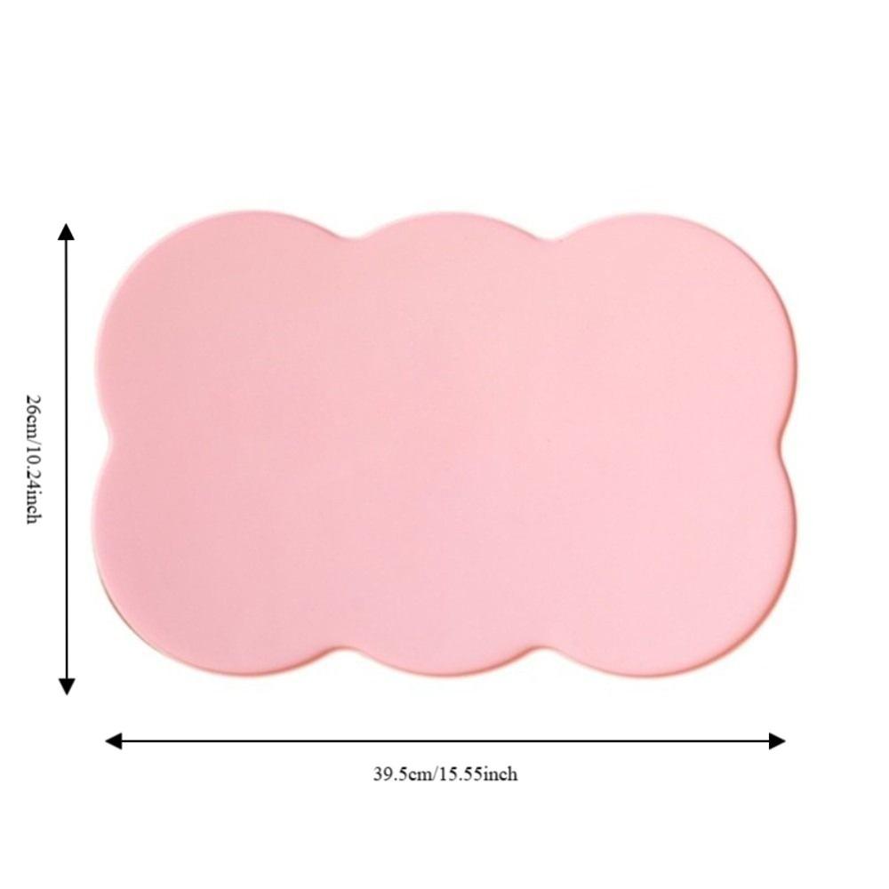 Waterproof Cat Feeding Mat Multi-Color Indoor Pet Mat Silicone Pet Bowl Pad for Dogs Cats