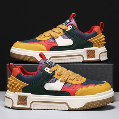 Skateboard Herren Herbst Sneakers Schuhe für Herren Slipper Freizeitsneaker Männliche Sneakers Sport und Freizeit Rutschfest Abriebfest