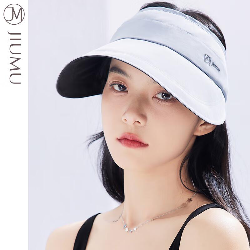 JIUMU Women's UV Protection Wide Brim Sun Visor