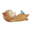 Cute Deer Ornaments Sweet Sleeping Deer Figurines For Car Home Decorations