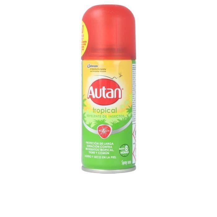 Spray anti-moustiques - AUTAN - TROPICAL - 100 ml - Sec - Mixte