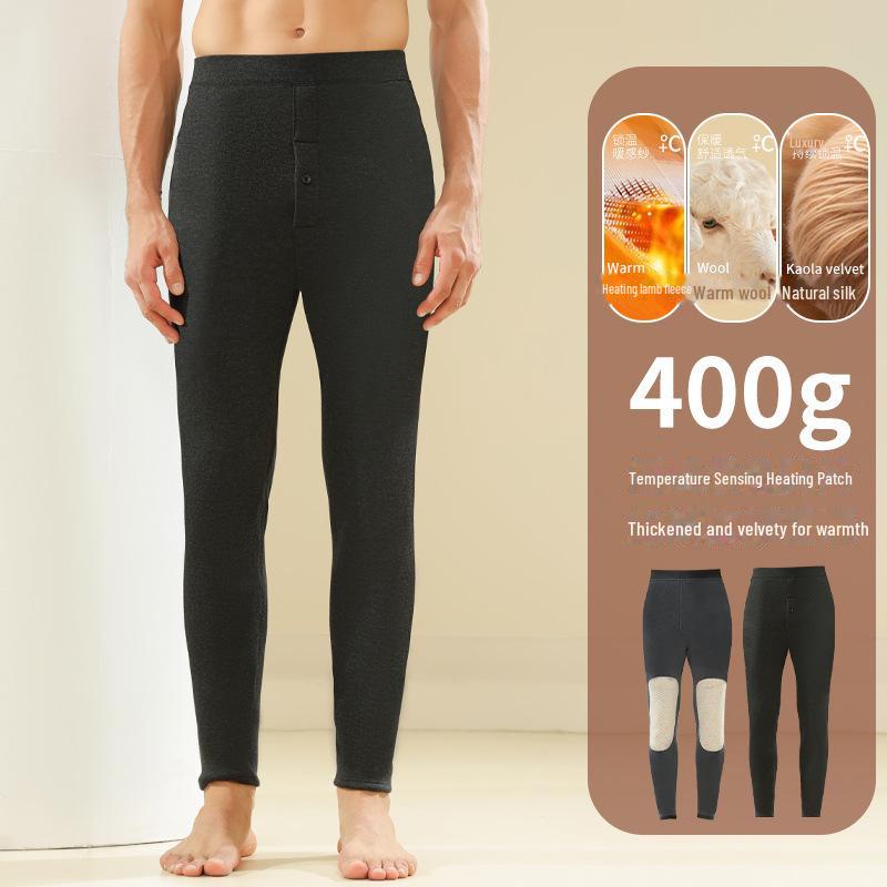 

Унисекс шерстяные шелковые наколенники: Мягкие, не мнущиеся, не образующие катышков, удобные осенние брюки XXXXXL