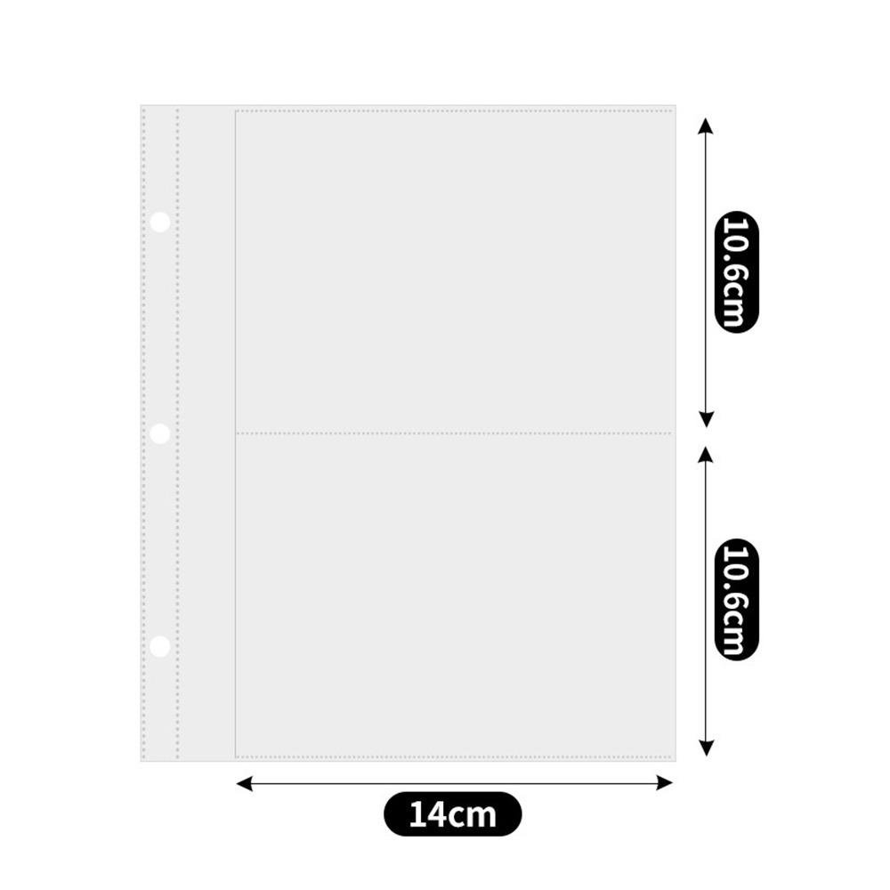 10 шт. або 25 шт. прозорих аркушів підшивки для фотокарток Kpop із кількома кишенями Фотоальбом для фото