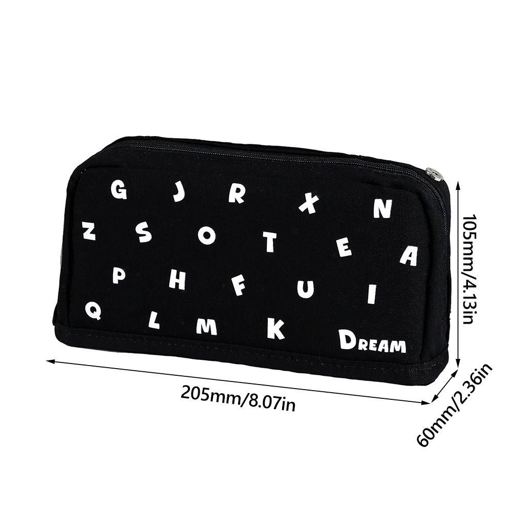 Large Capacity Pencil Case Standing Stationery Organizer Portable Pen Bag  Students