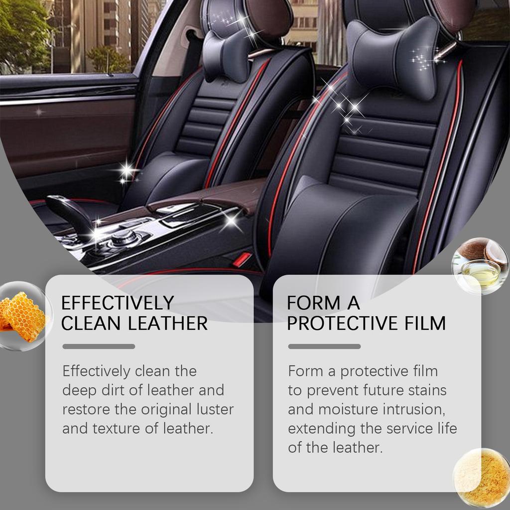 Car Leather Care Cream, Car Interior Seat Leather, Restoration And Care Cream