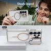 Transparent for  Bracket Case for Samsung Galaxy S26 S2 Ultra S24 Plus S23 FE A A6 A16 A4 A3 A1 Camera Stand Cover
