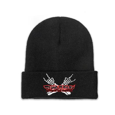 Maximum The Hormone Death Note Pletené čiapky pre ženy Unisex čiapky Skullies Čiapky na jeseň Zima Polyester Neformálne melónové čiapky