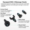 8000R/Min 4-kops elektrische massagepistool LCD-touch sportfasciapistool 22/4 versnellingssnelheid diepe weefselspierontspannende spiermassager