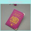 Waterproof Travel Passport Wallet Pu Leather Document Case Multifunctional Gift For Men Women