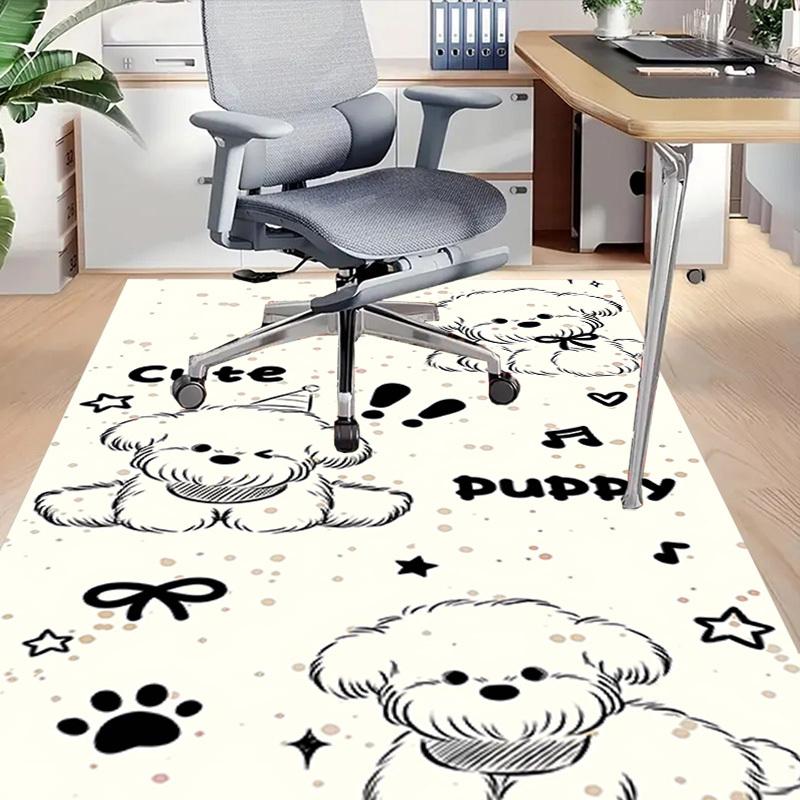 1PC Cute Puppy Anti-slip Carpet, Suitable for Office, Bedroomand Playrooms. It Can Also Be Used As a Sofa Footrest cover-W62