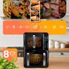 Friggitrice ad Aria Senza Olio a Doppia Cestella Verticale 12 L Air Fryer Friggitrice Berdsen 2800W Bd-664