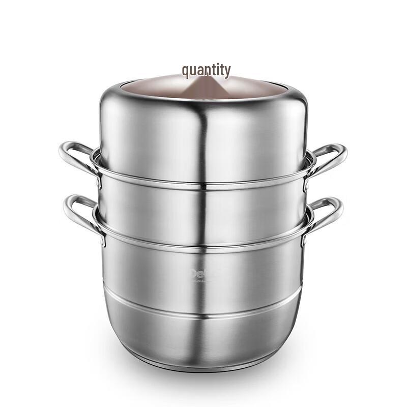 Debo 304 Stainless Steel Double Layer Steamer Pot