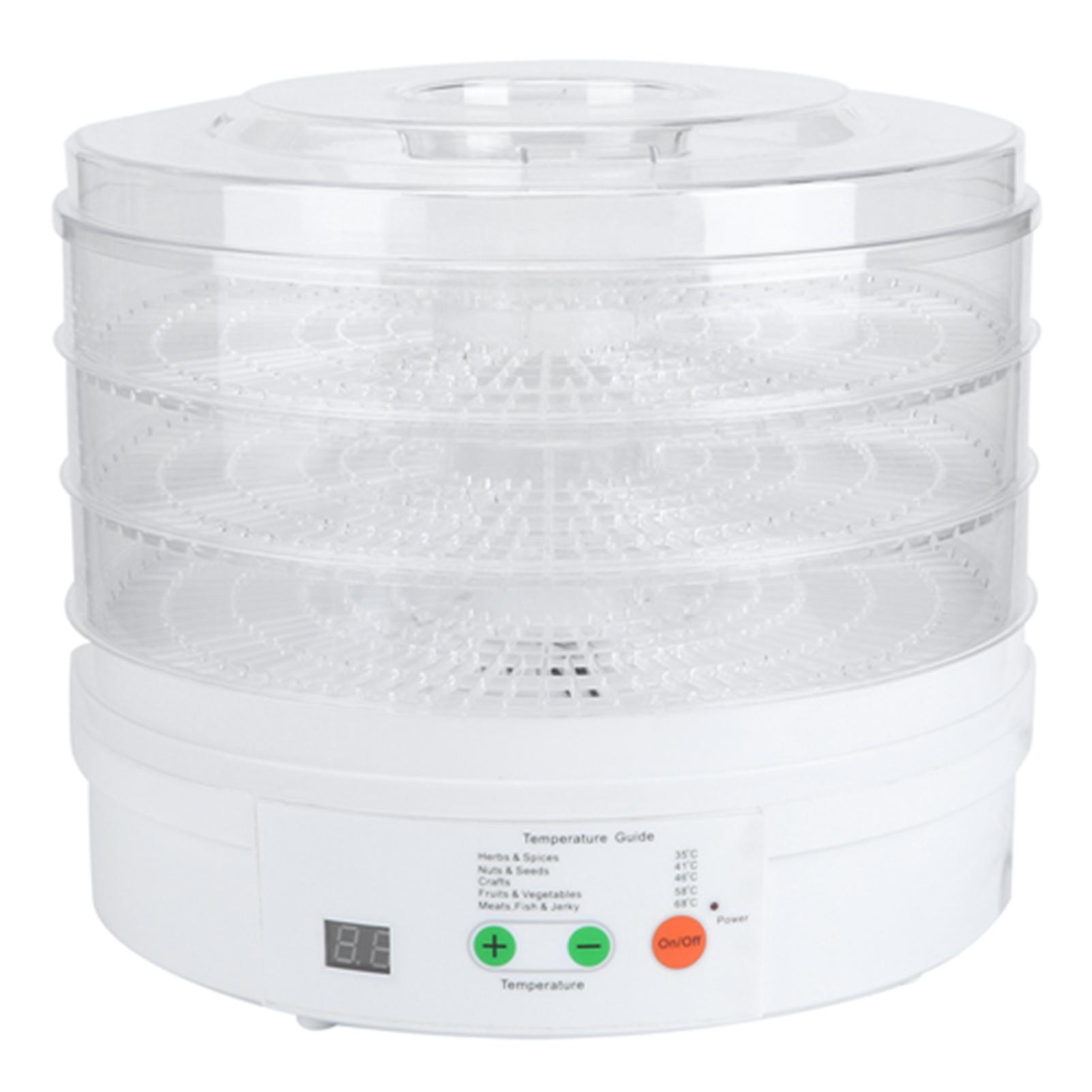 

Интеллектуальная 3-слойная электрическая сушилка для продуктов Фрукты Овощи Сушильная машина Кухонная техника Вилка США 110 В